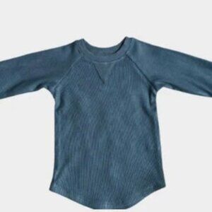 Baby Sprouts Ribbed L/S Shirt (Teal)